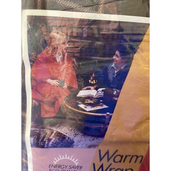 Vintage Esmond 70s Warm Wrap Acrylic Cover You Up Blanket The Original Snuggie - Picture 3 of 6